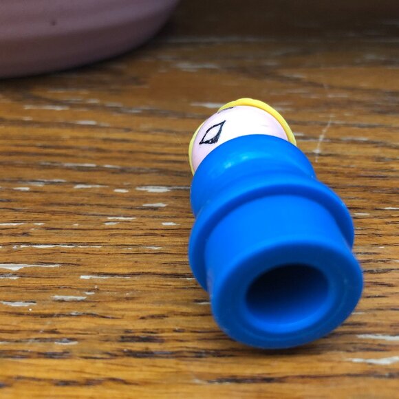 Fisher Price Little People- Black Pig with Ears Lady Blue Body, Man Movable Arms - Picture 7 of 9